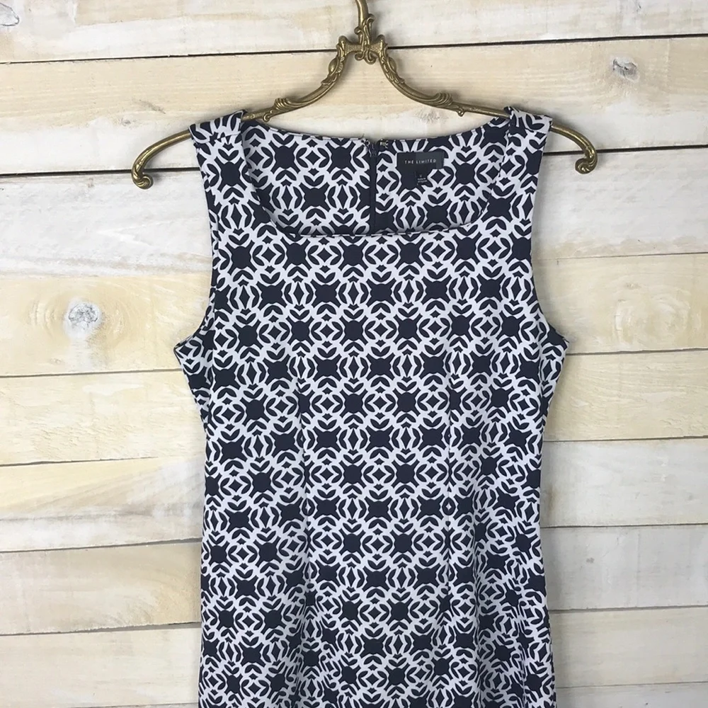 The Limited Printed Fit and Flare Dress Size 2 - Picture 2 of 5